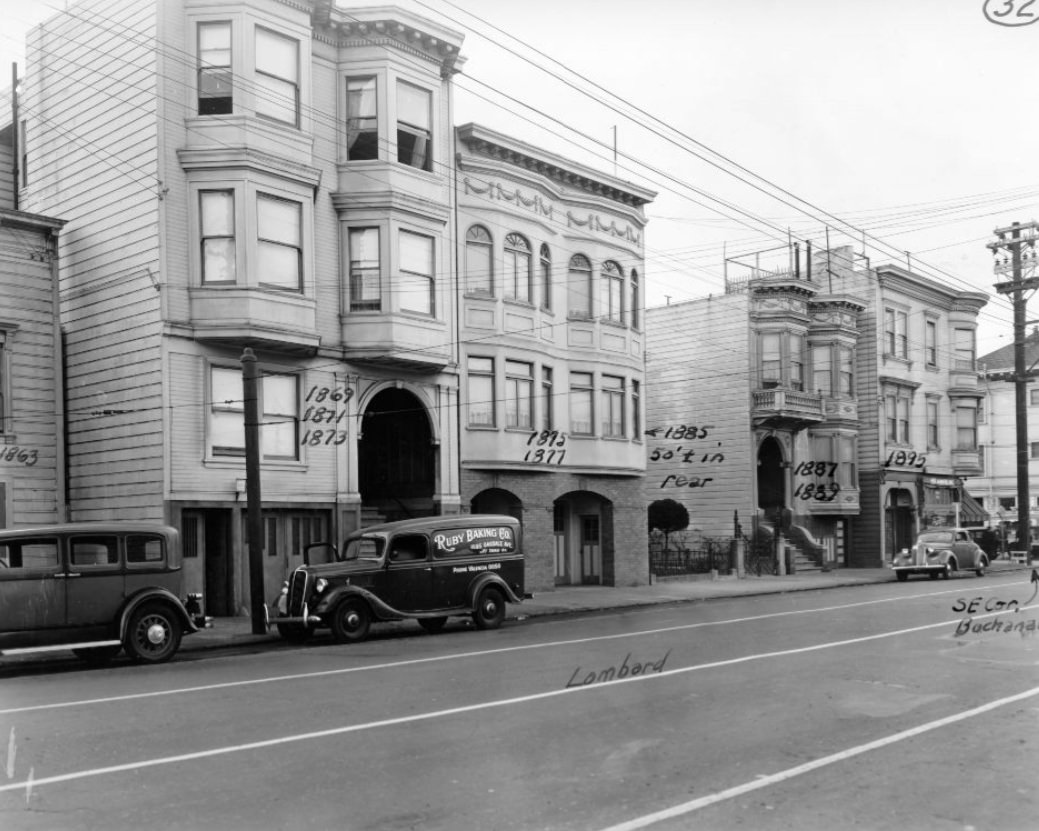 #118 1800 block of Lombard Street, 1939