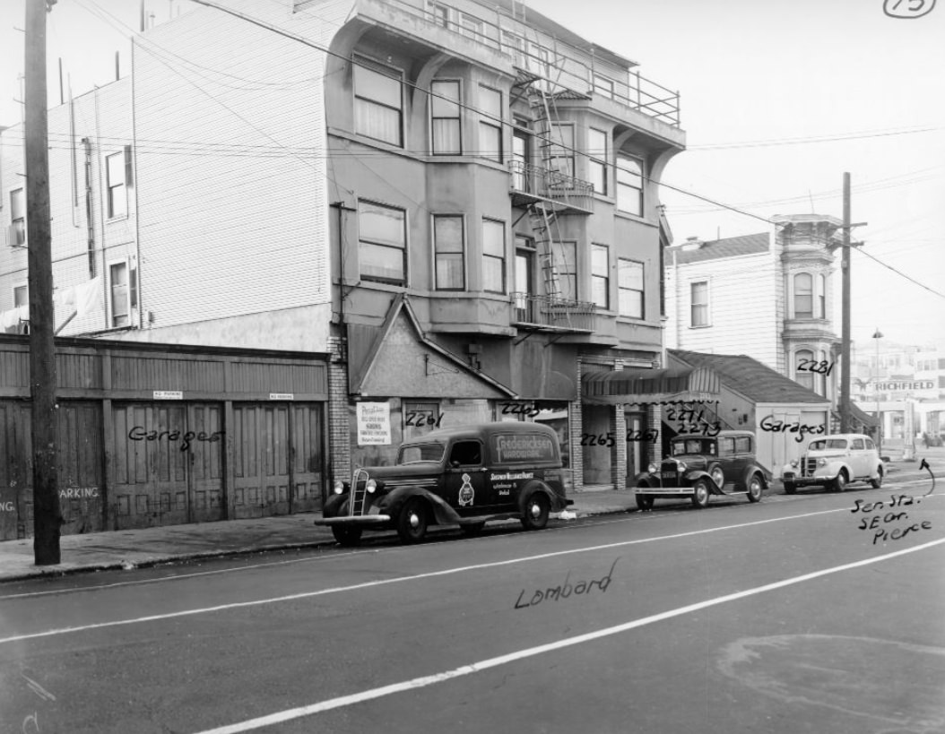 #143 2200 block of Lombard Street, 1939