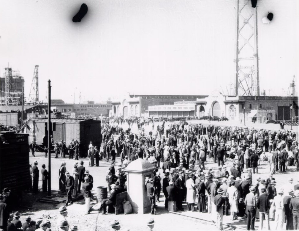 #148 Construction of the Bay Bridge, 1935?