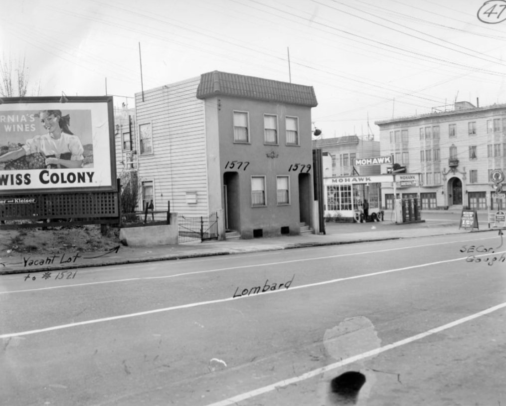 #14 1500 block of Lombard Street, 1939