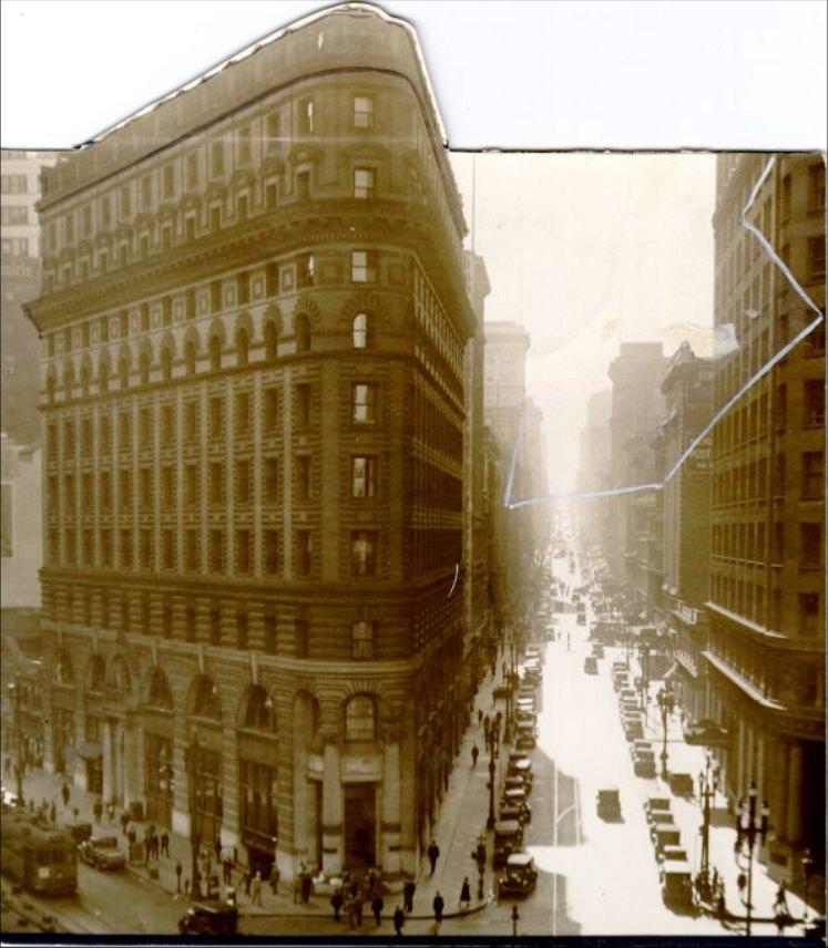 #21 Market and Post streets, 1931