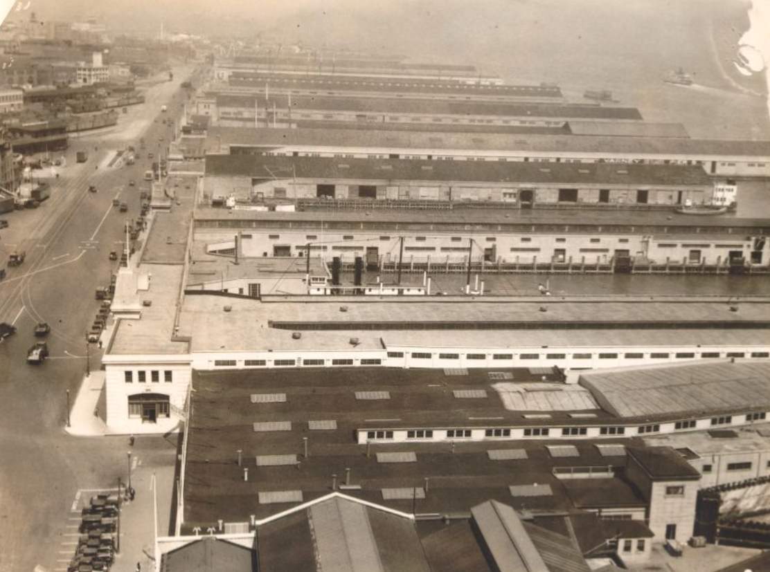 #21 View of the Embarcadero near pier 5 in the 1930s