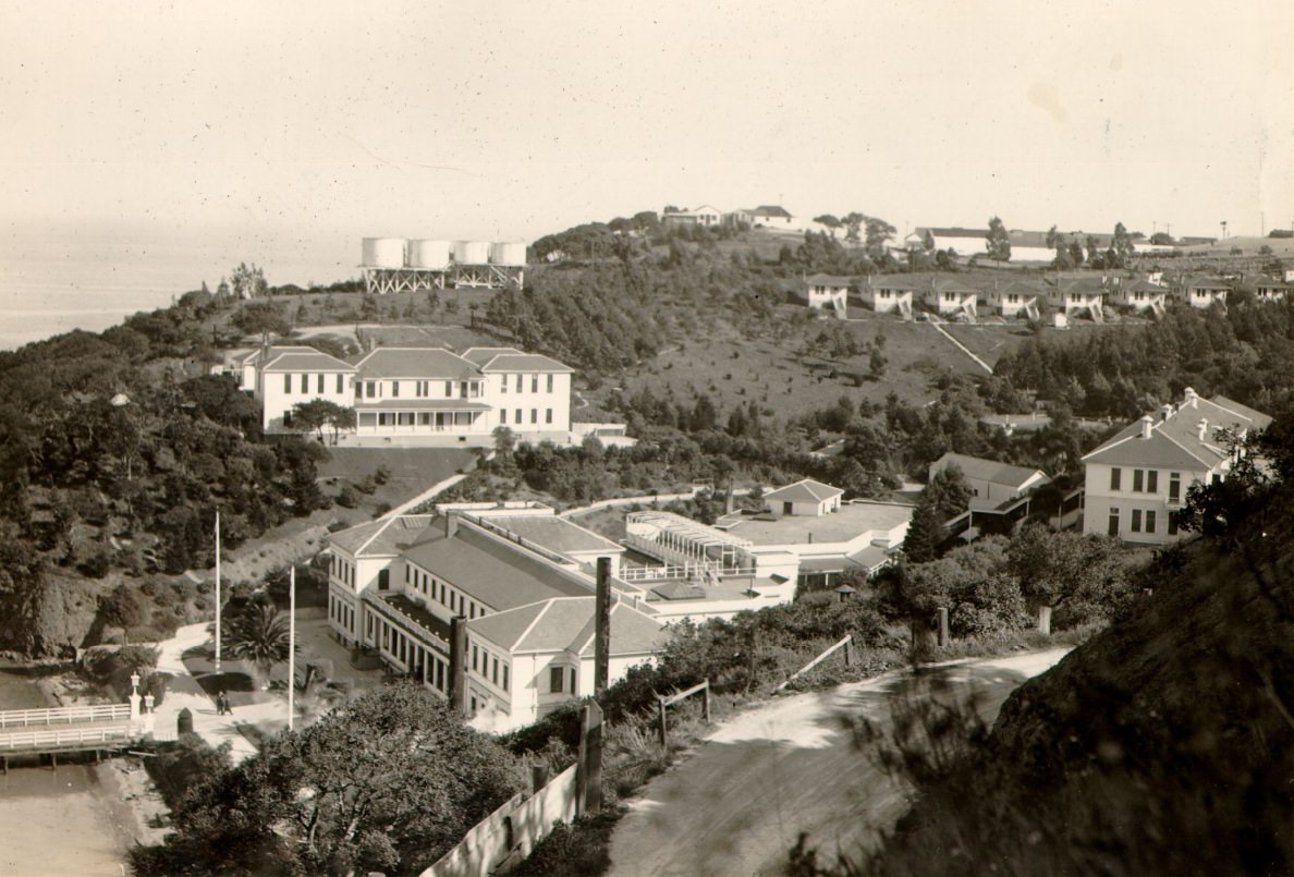 #39 Administration building at Angel Island immigration station, 1939