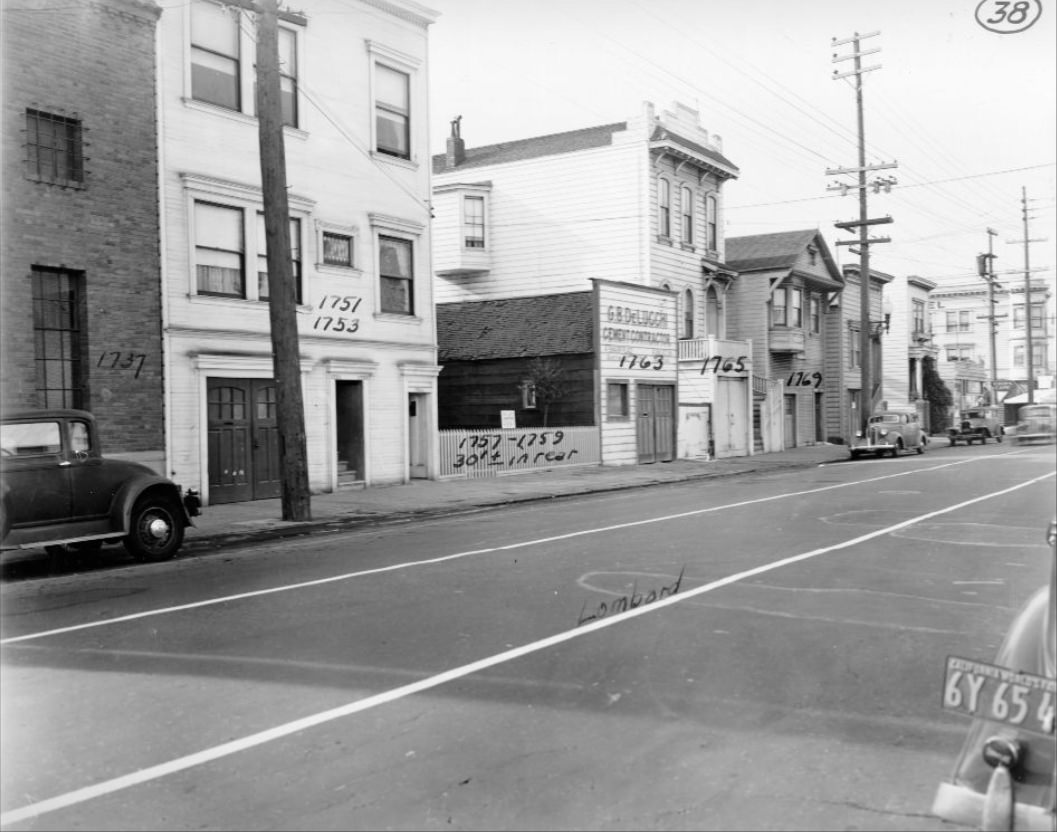 #44 1700 block of Lombard Street, 1939