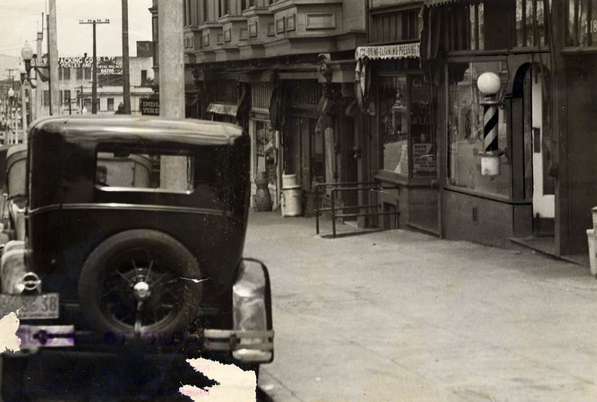 #69 Scene of the slaying of Luigi Malvese on Columbus Avenue, 1932