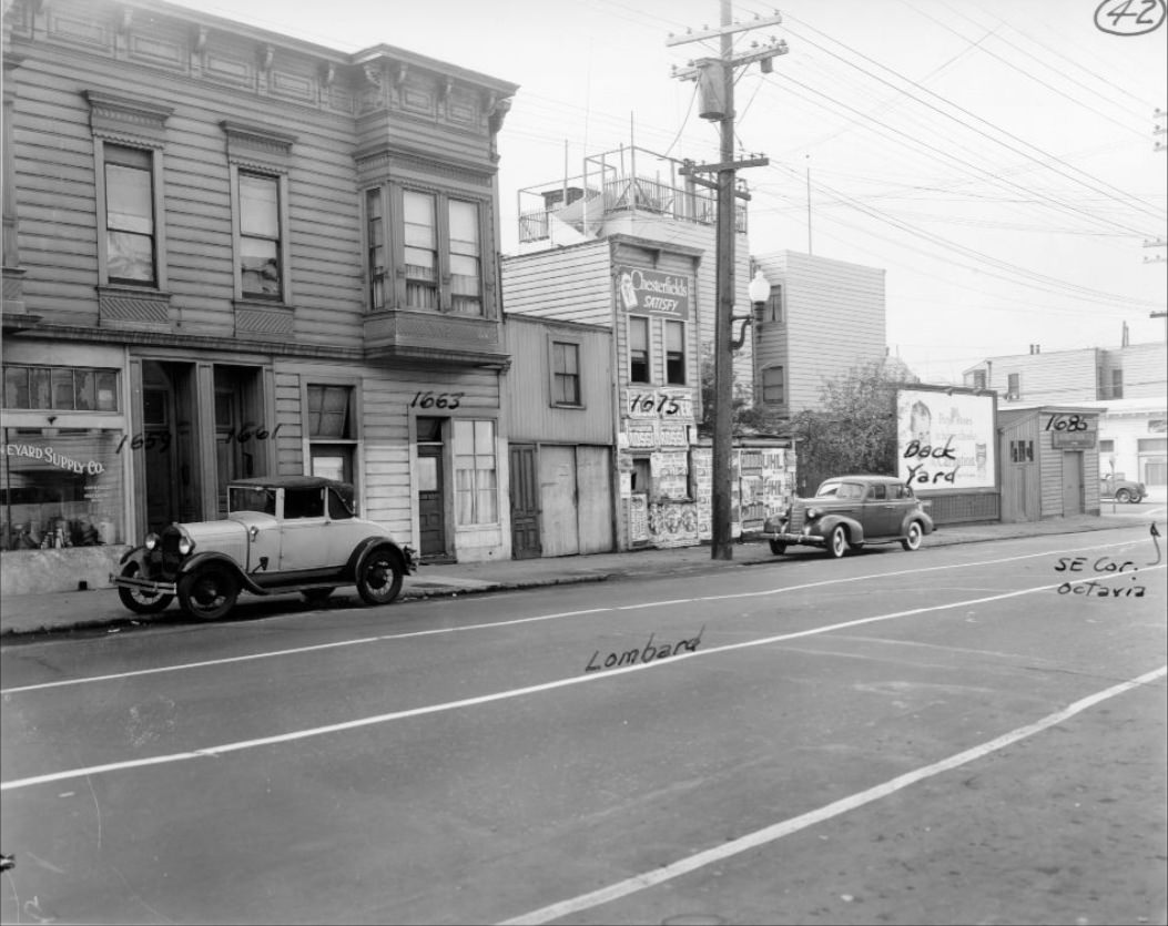 #162 1600 block of Lombard Street, 1939