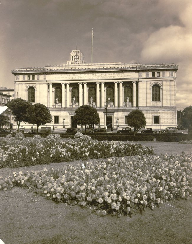 #4 Frontal view of Main Library exterior in the 1930s