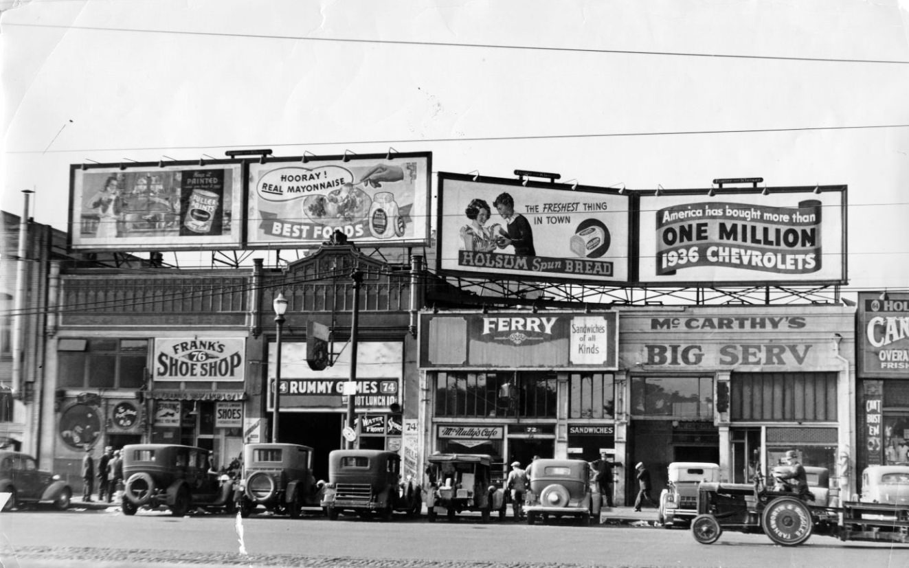 #94 Billboards at Embarcadero, 1936