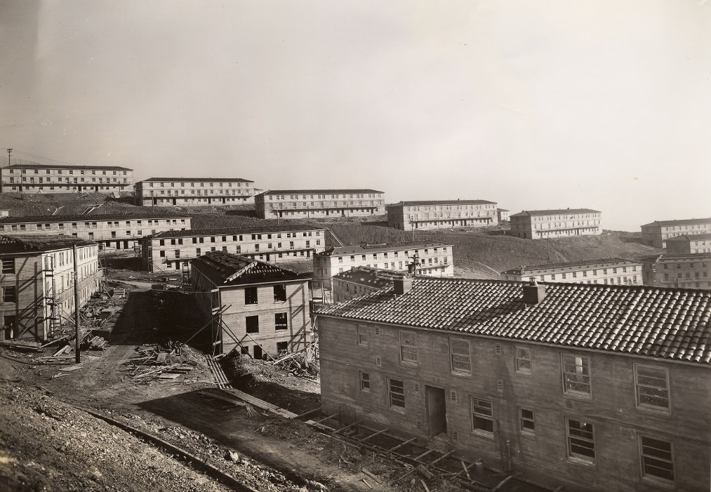 #105 Construction of Potrero Housing Project, 1940