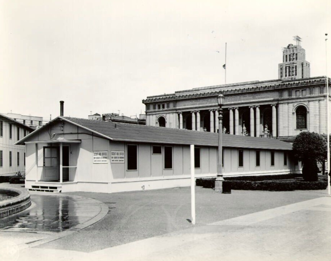 #112 Temporary Barracks, Civic Center Plaza, 1940s