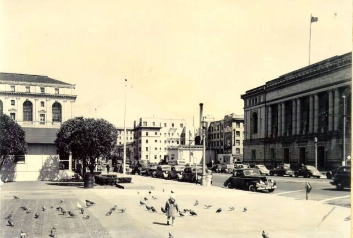 #121 Civic Center district, 1945