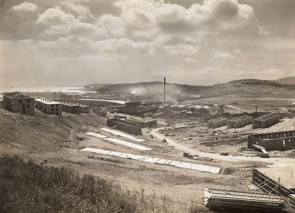 #133 Construction of Potrero Housing Project, 1940