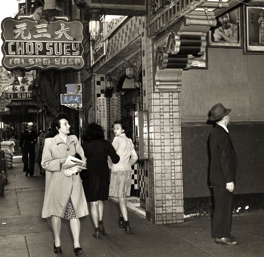 #181 Grant Avenue in Chinatown, 1944