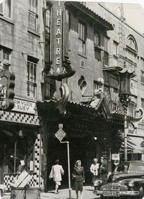 #189 Sydney Ayers on Grant Avenue in Chinatown, 1947