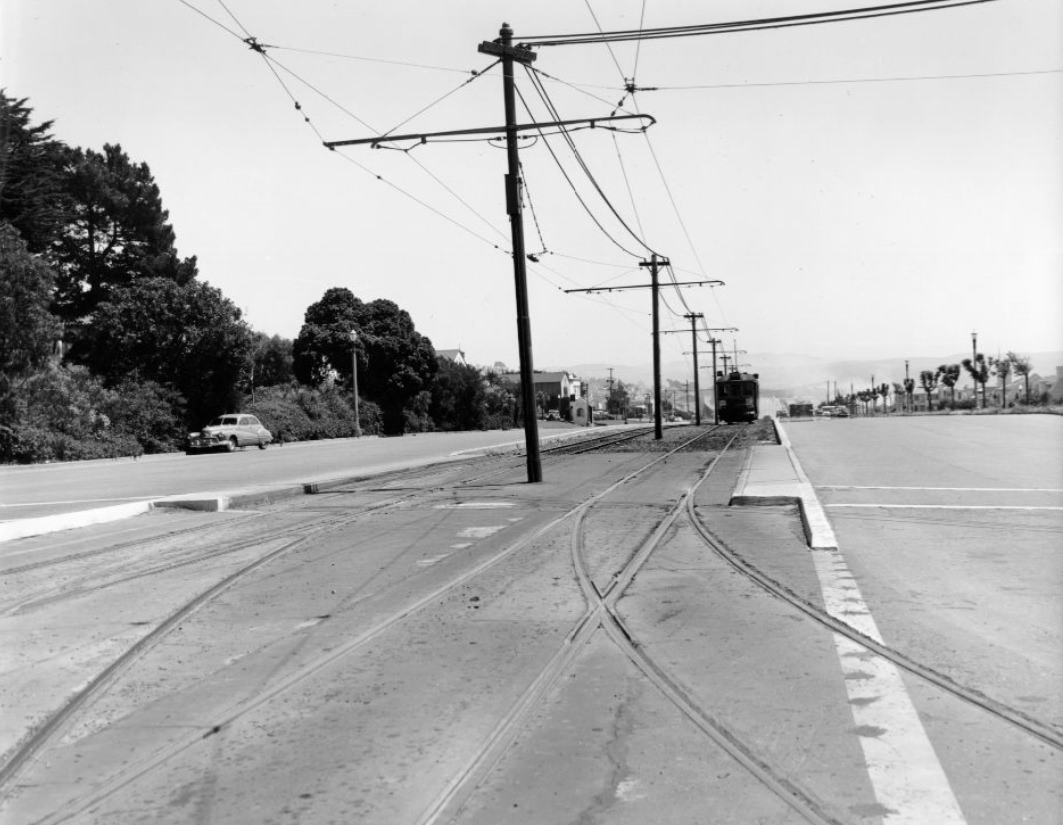 #206 South along Junipero Serra Boulevard, 1948