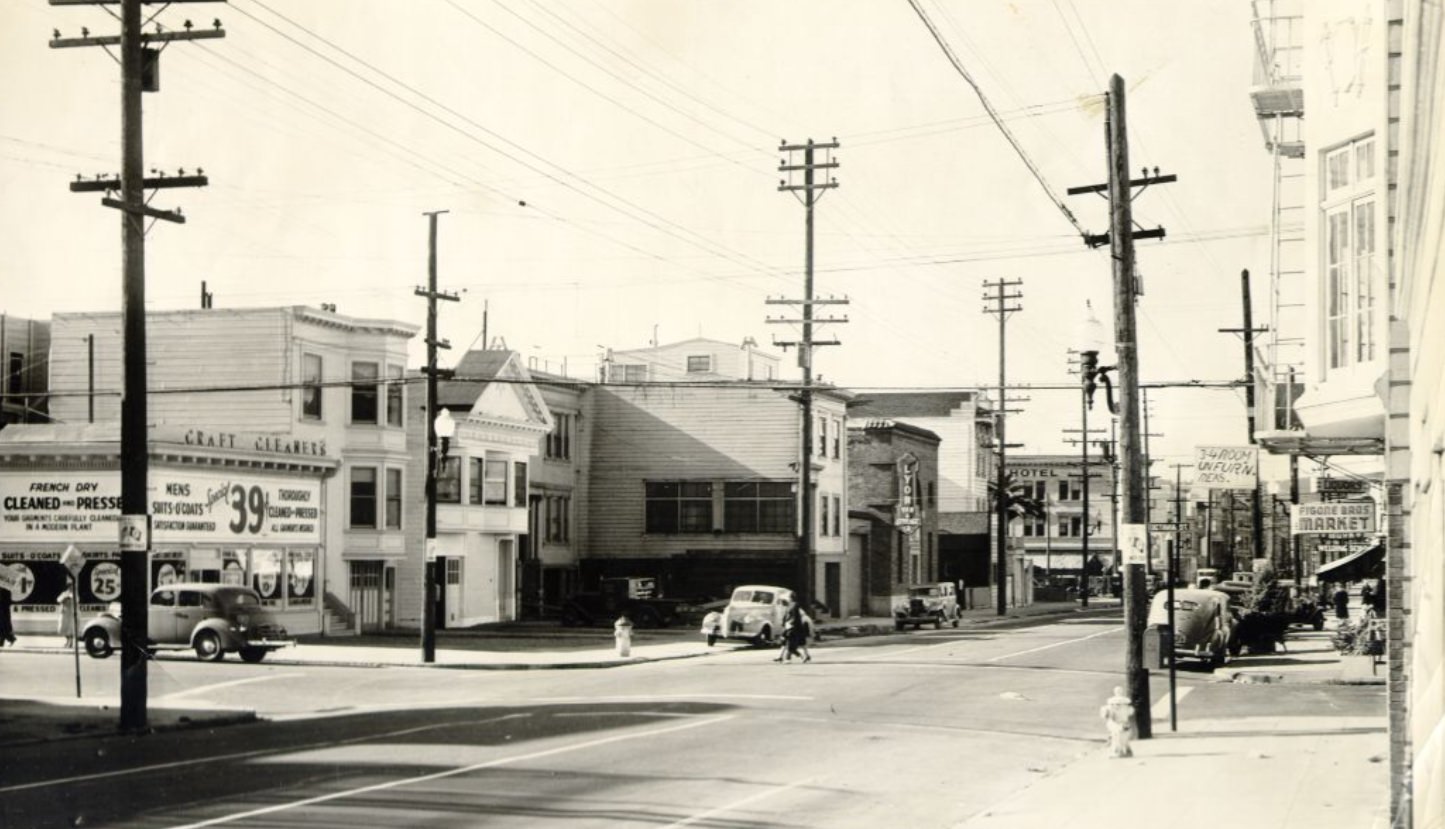 #209 Lombard Street at Octavia, 1941