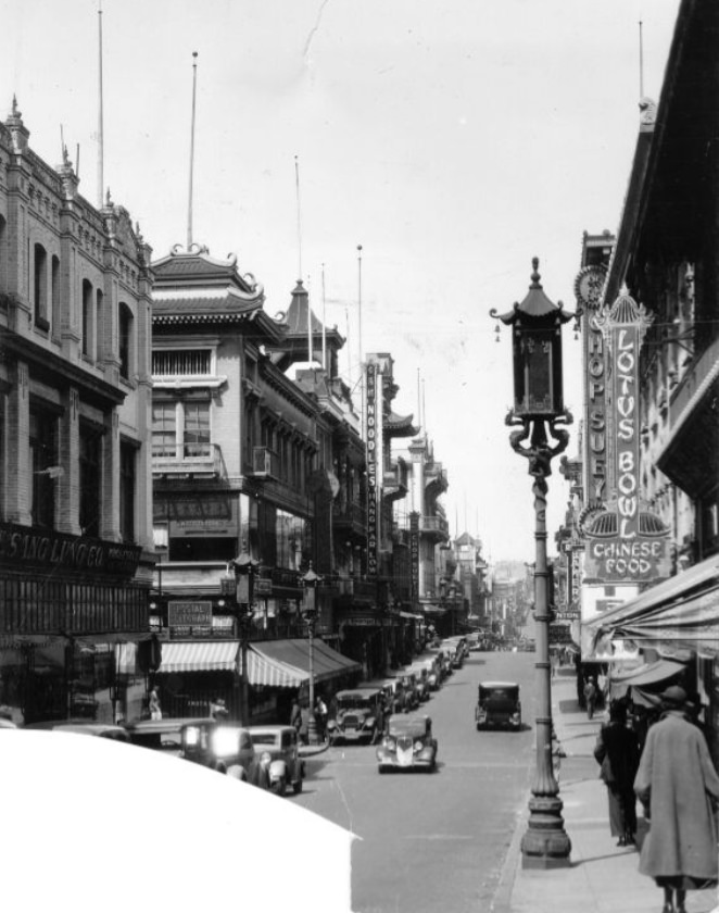 #214 Grant Avenue in Chinatown, 1947