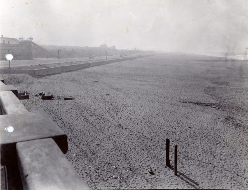 #233 View of Ocean Beach from near the Cliff House, 1942