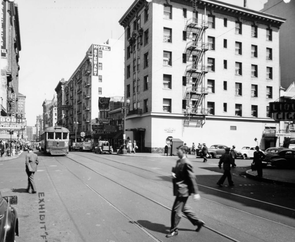 #236 Geary Street at Mason, 1945