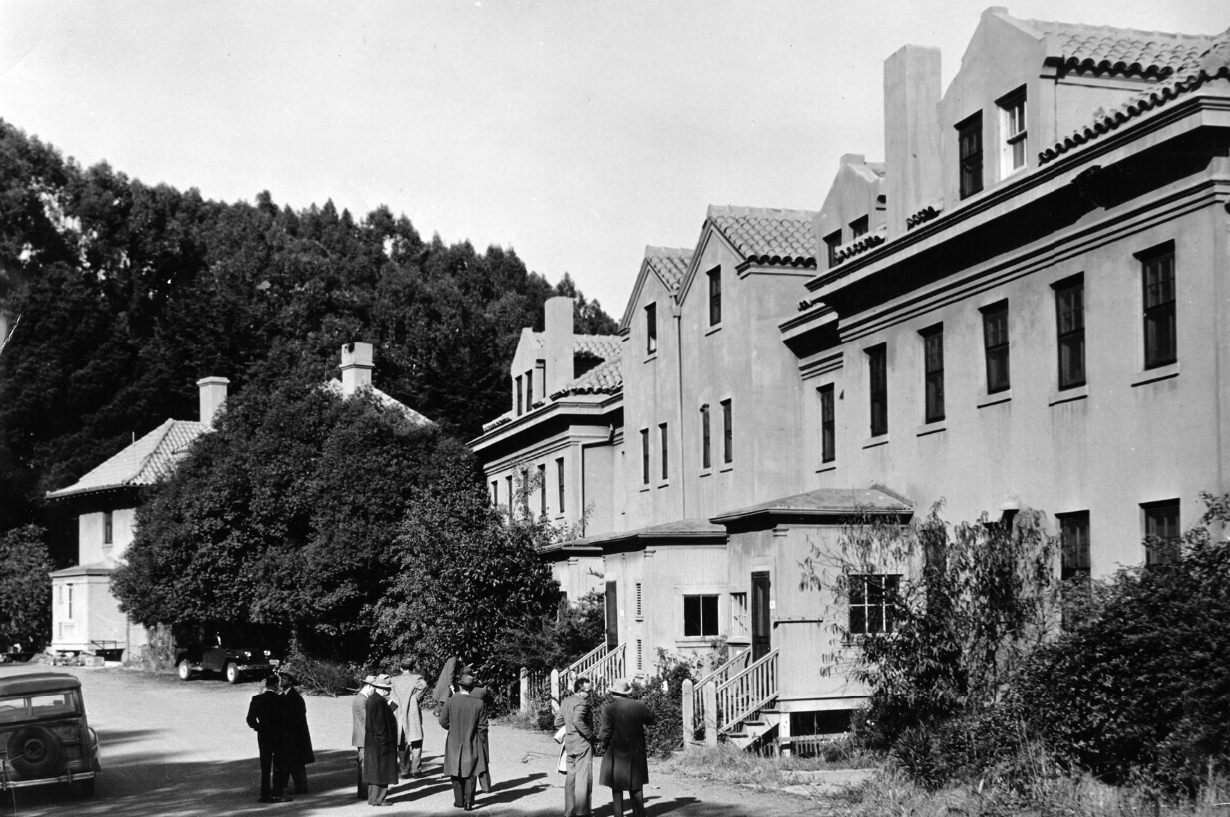 #15 San Francisco inspection group tour Fort McDowell and Hospital Cove on Angel Island, 1948