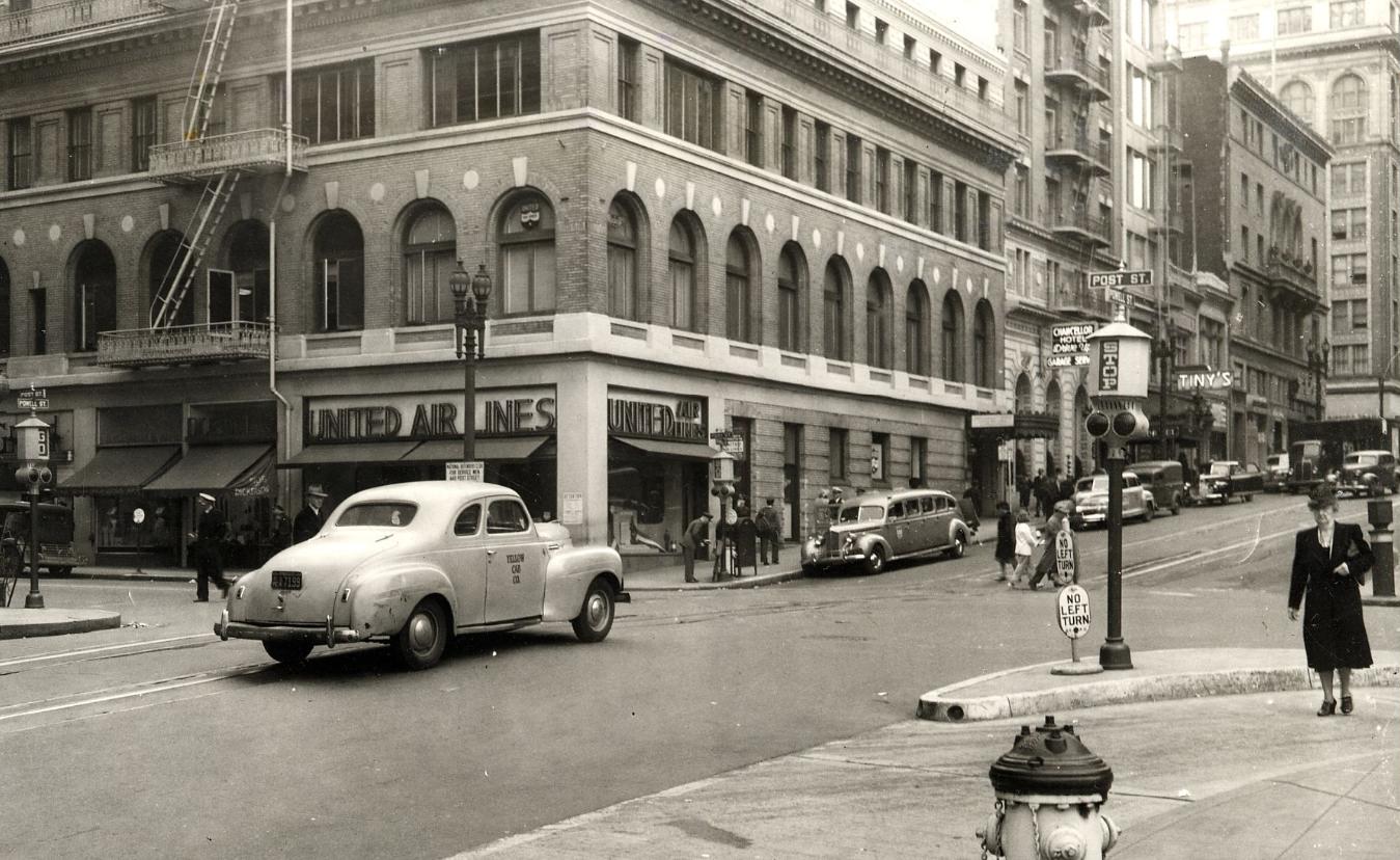 #105 Intersection of Powell and Post streets, 1943