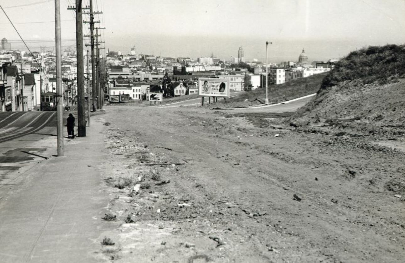 #124 Geary Boulevard near Presidio Avenue, 1947