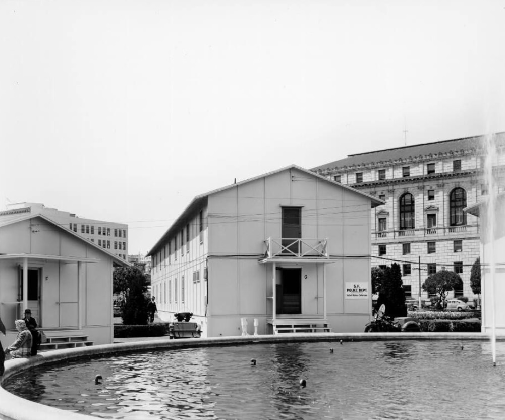 #162 Temporary Barracks, Civic Center Plaza, 1940s