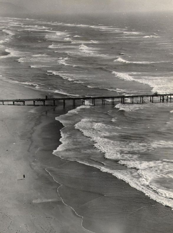 #47 Ocean Beach from Sutro Heights, 1949