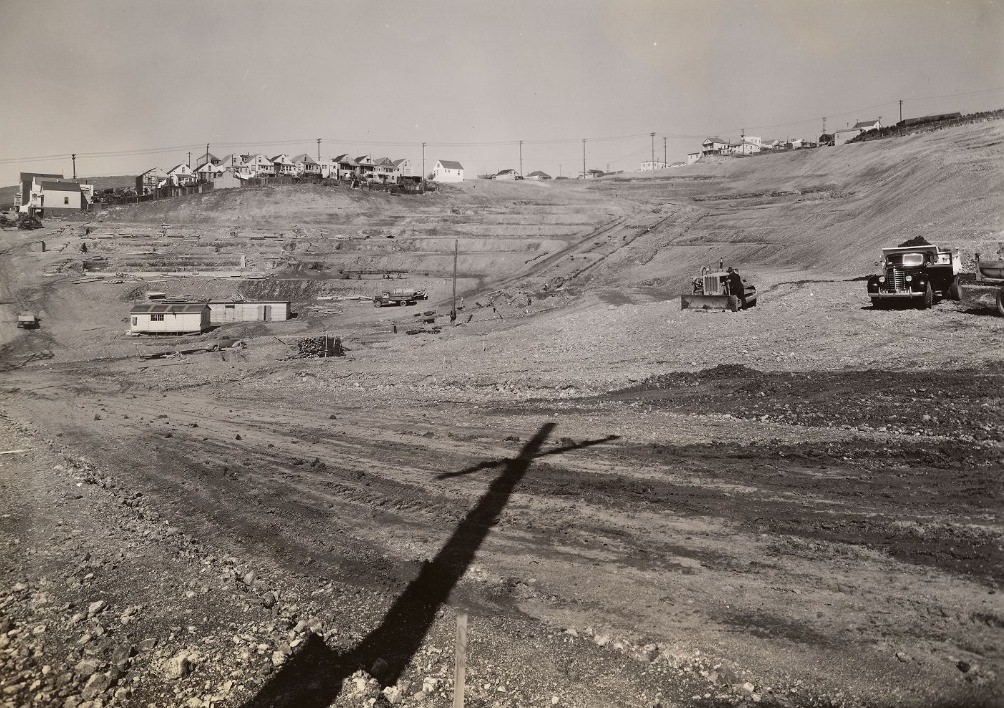 #184 Construction of Potrero Housing Project, 1940