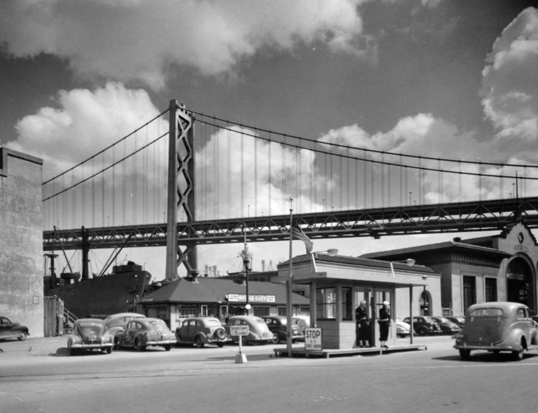 #197 U.S. Coast Guard station at Embarcadero, 1940s
