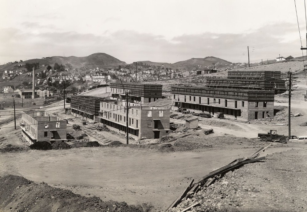 #220 Construction of Potrero Housing Project, 1940