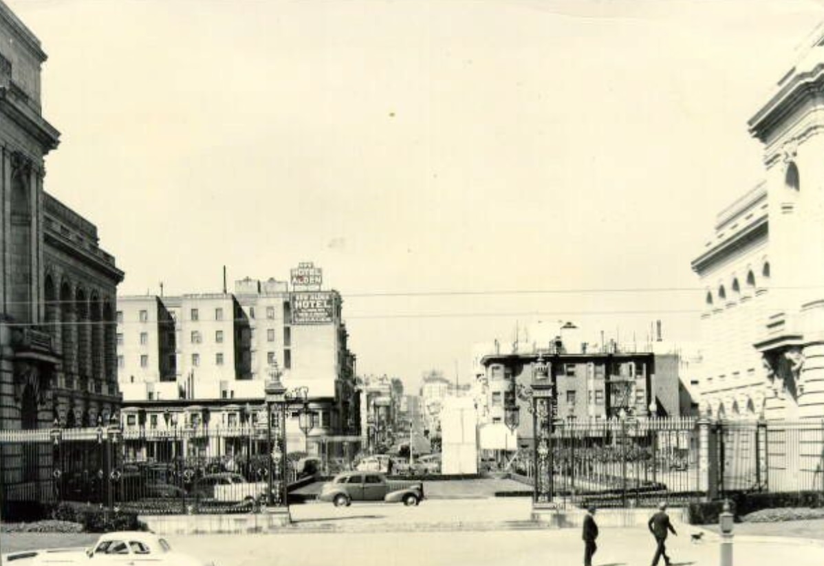 #89 Civic Center district, 1945