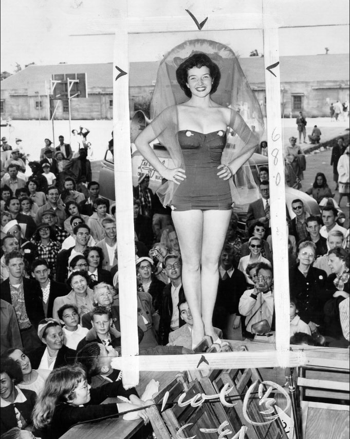 #99 Donald and Josephine Royer with their son Curtis, 1954.