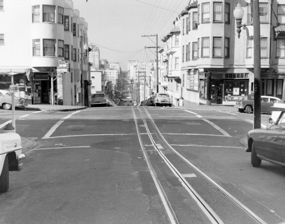 #100 Jackson Street and Hyde, 1955.