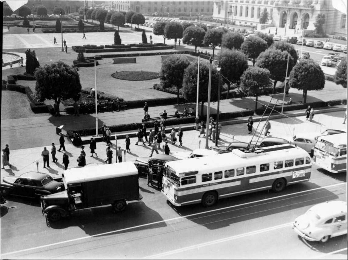 #163 Civic Center Plaza, 1950.