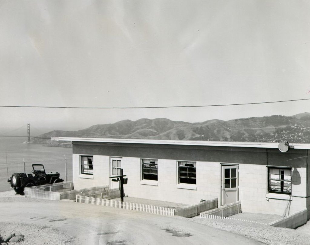 #166 The ‘Ready-Room’ on Angel Island, 1957.