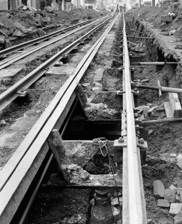 #174 Jackson Street between Powell and Mason, 1953.