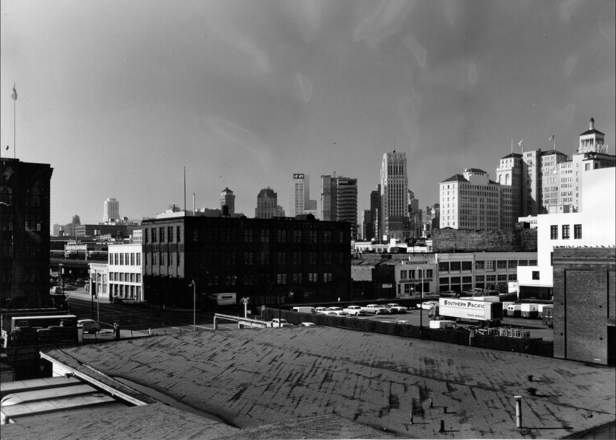 #176 Intersection of Spear and Howard Streets, 1959.