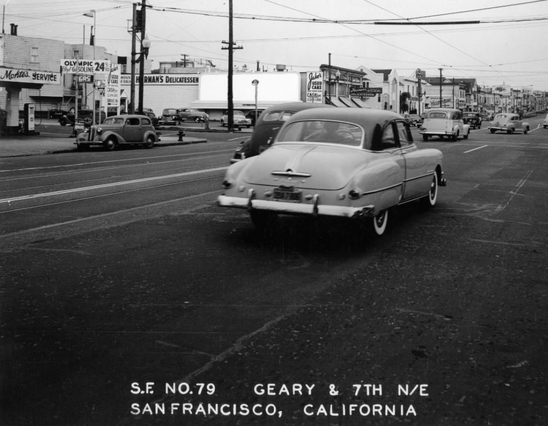 #190 Geary at 7th Avenue, circa 1950s.