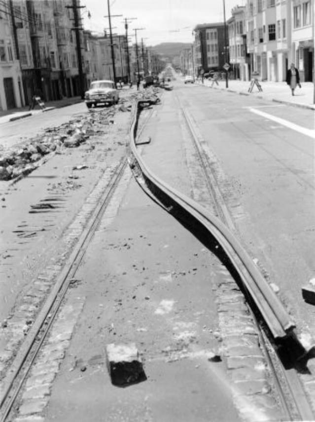 #232 Chestnut Street between Franklin and Gough, 1955.