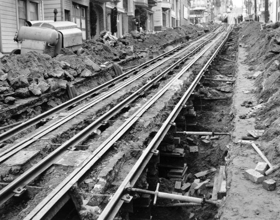 #252 Jackson Street between Powell and Mason, 1953.