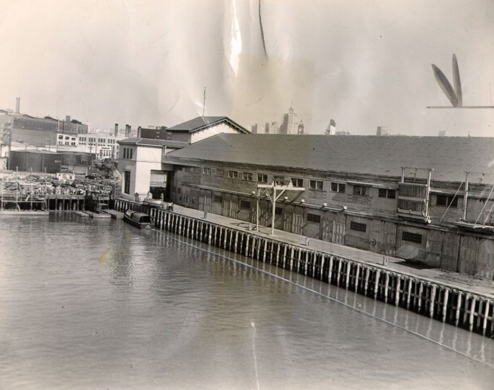 #83 Unidentified pier at the San Francisco waterfront, 1951.