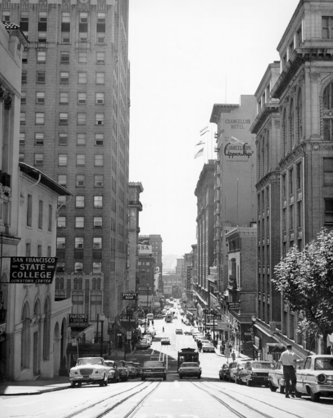 #97 Powell at Sutter Street, 1960s.