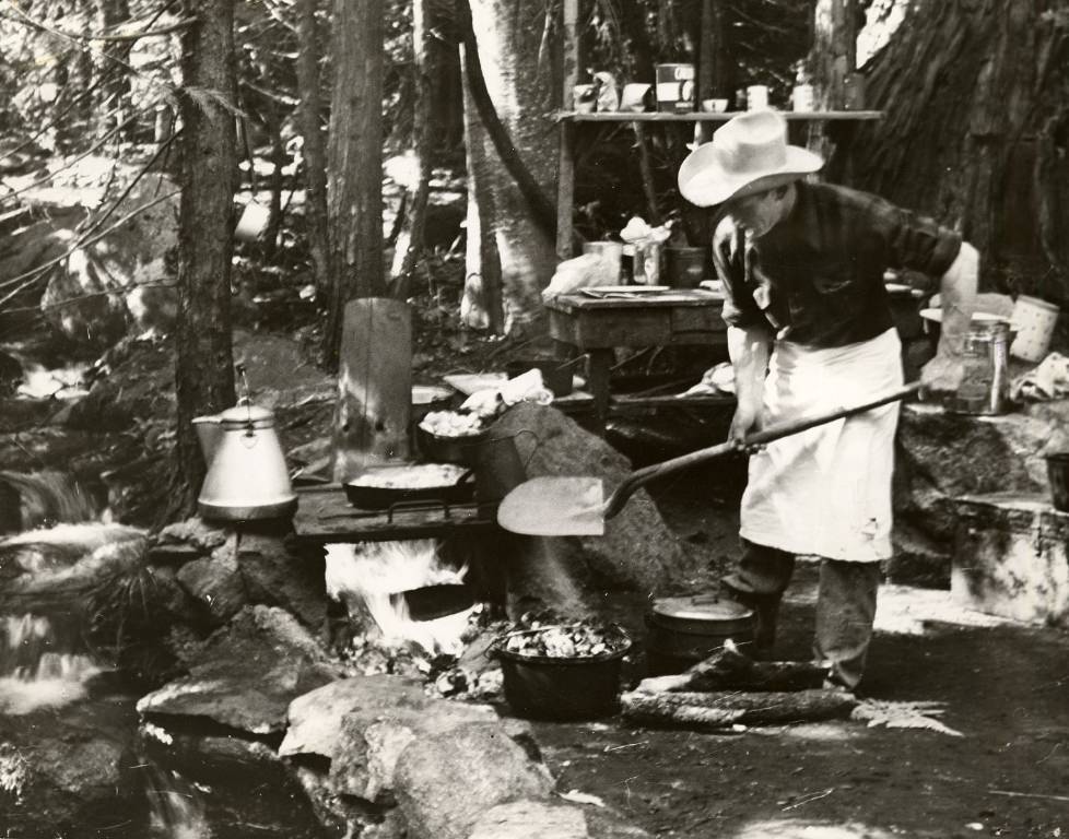 #101 Breakfast ride at Camp Mather, 1946.