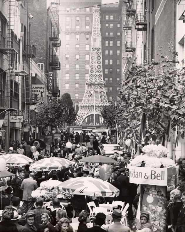#130 “Festival of France” on Maiden Lane, 1963.