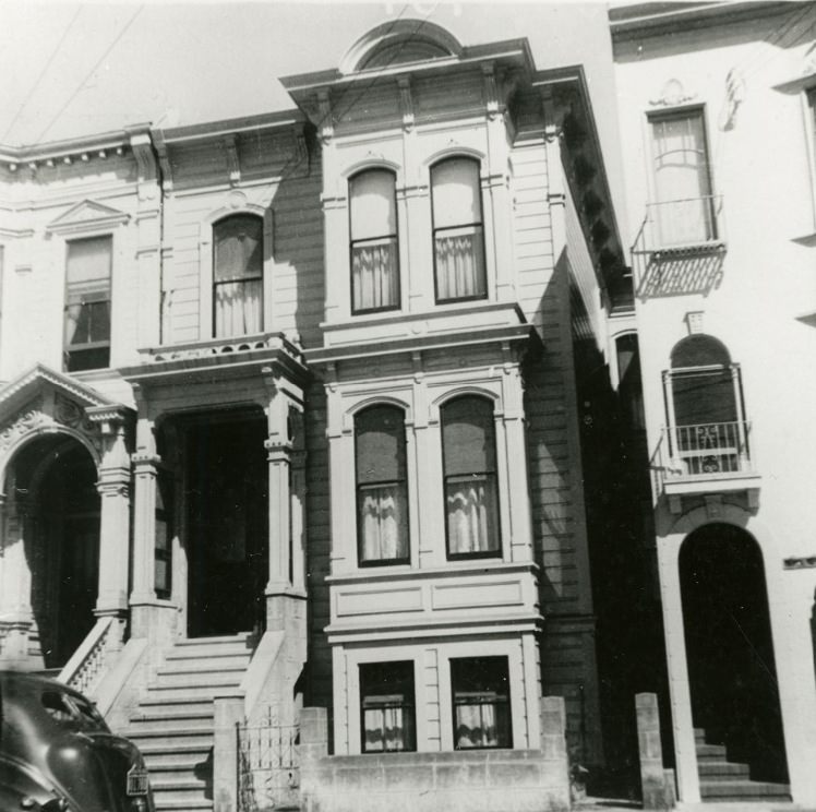 #164 House on Steiner Street, survived 1906 earthquake, demolished in 1960s.