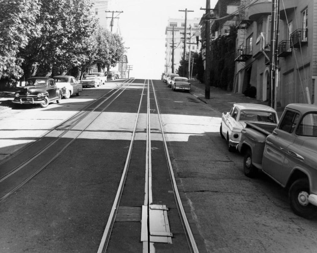 #181 Hyde Street near Lombard, 1961.