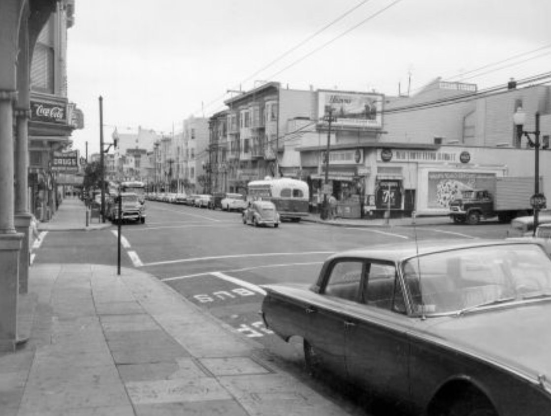 #20 Haight Street at Scott, 1960.