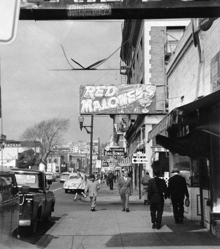 #50 Kearny Street at Commercial, 1960.