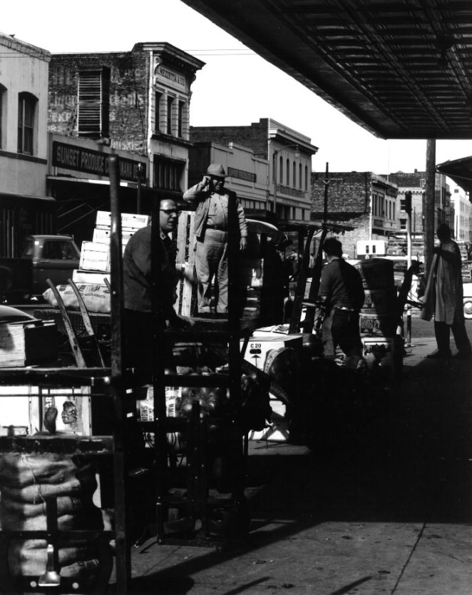 #71 Downtown produce district, 1962.